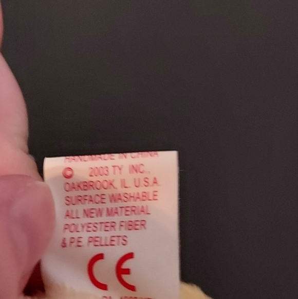 TY 10yrs Beanie Babies Cornbread "Cracker Barrel Bear" 2003 - Picture 5 of 5